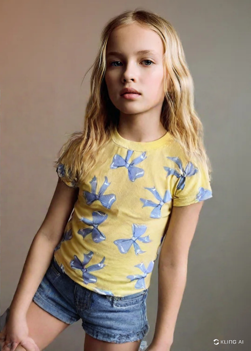 Casual Round Neck Lemon